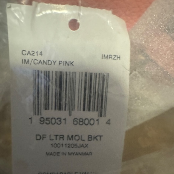 Brand New with Tags Coach Mollie Bucket Bag Brass/Candy Pink Below $450 Retail - Picture 6 of 6